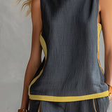 Lili Debrecen - Elegáns, pamutból és lenből készült hálóruha