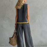 Lili Debrecen - Elegáns, pamutból és lenből készült hálóruha