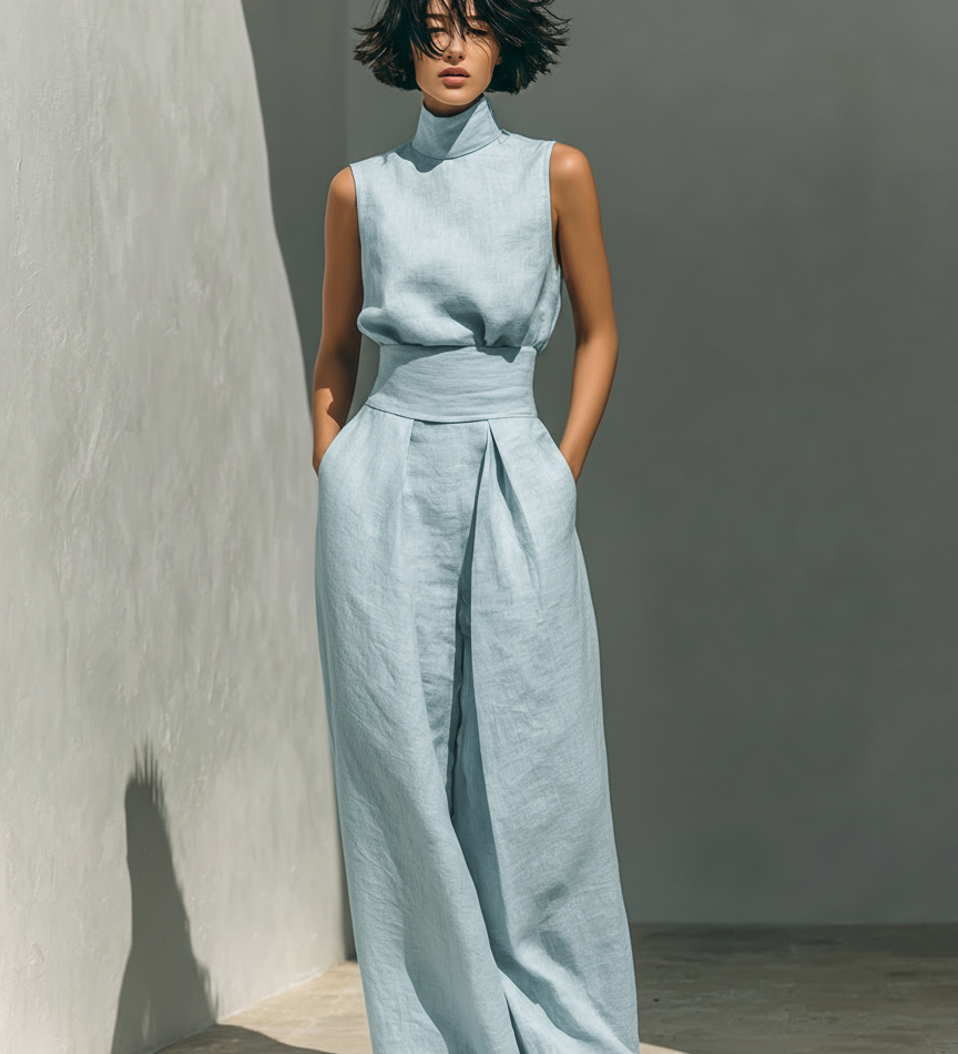 Lenge, kényelmes pamut-len szett