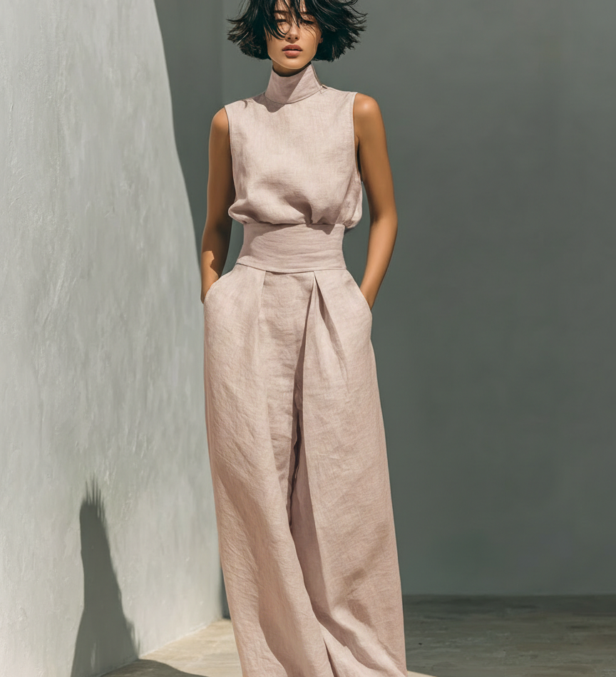 Lenge, kényelmes pamut-len szett