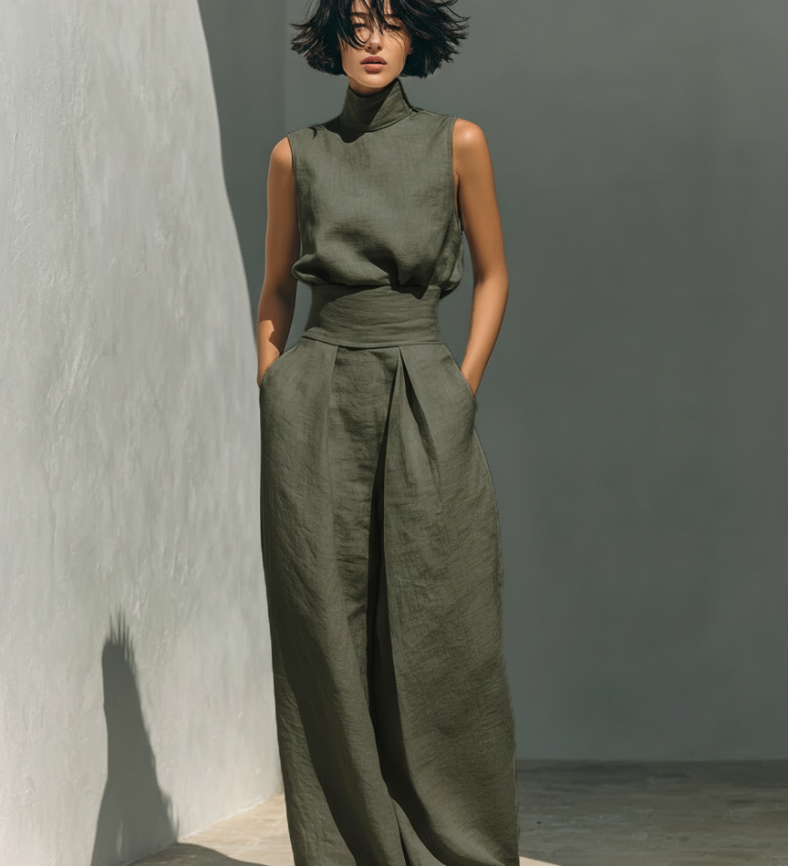 Lenge, kényelmes pamut-len szett