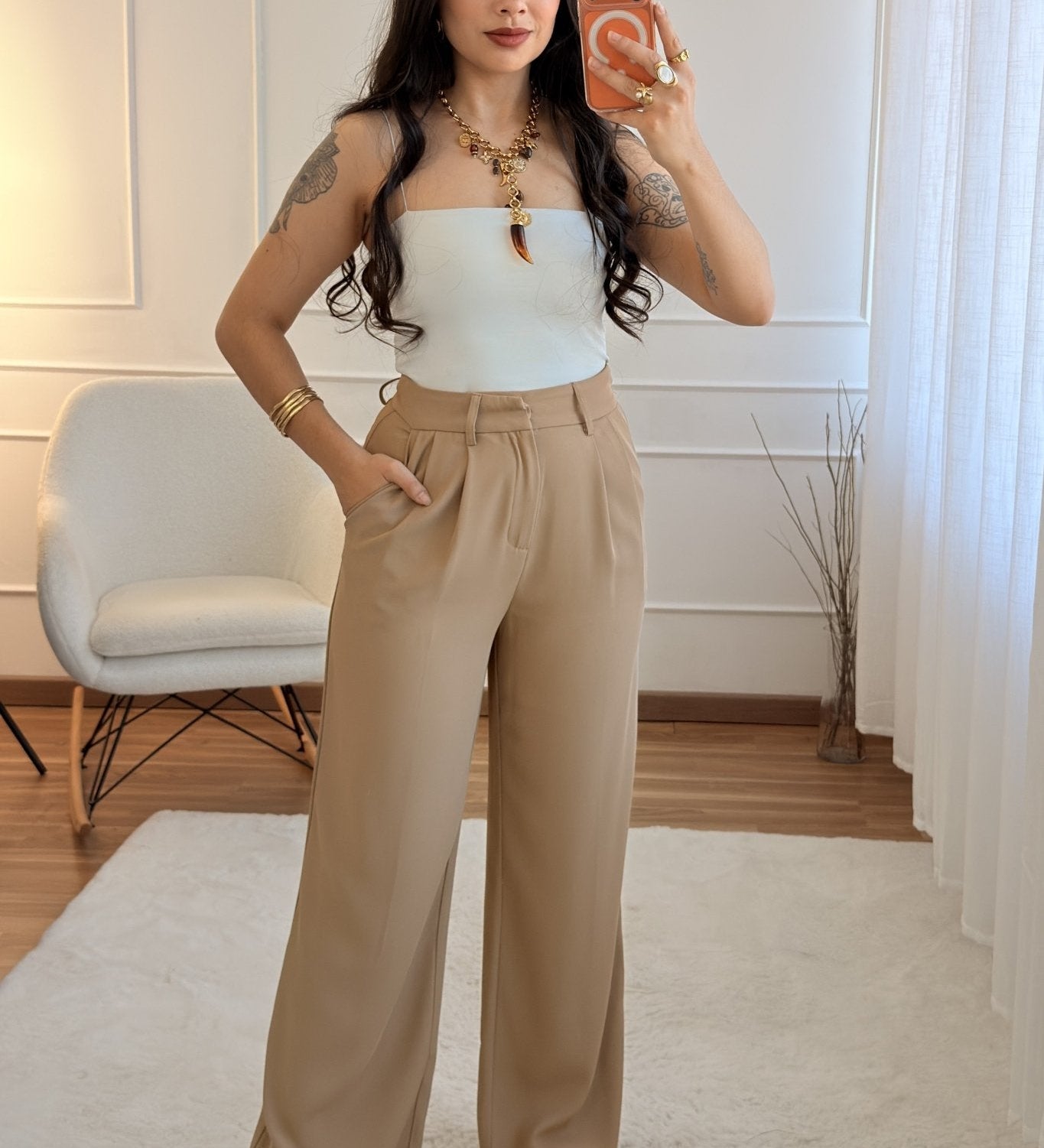 Calça de alfaiataria Drole de copine 23717 - lavishiochicCalçaDrole de copine Paris