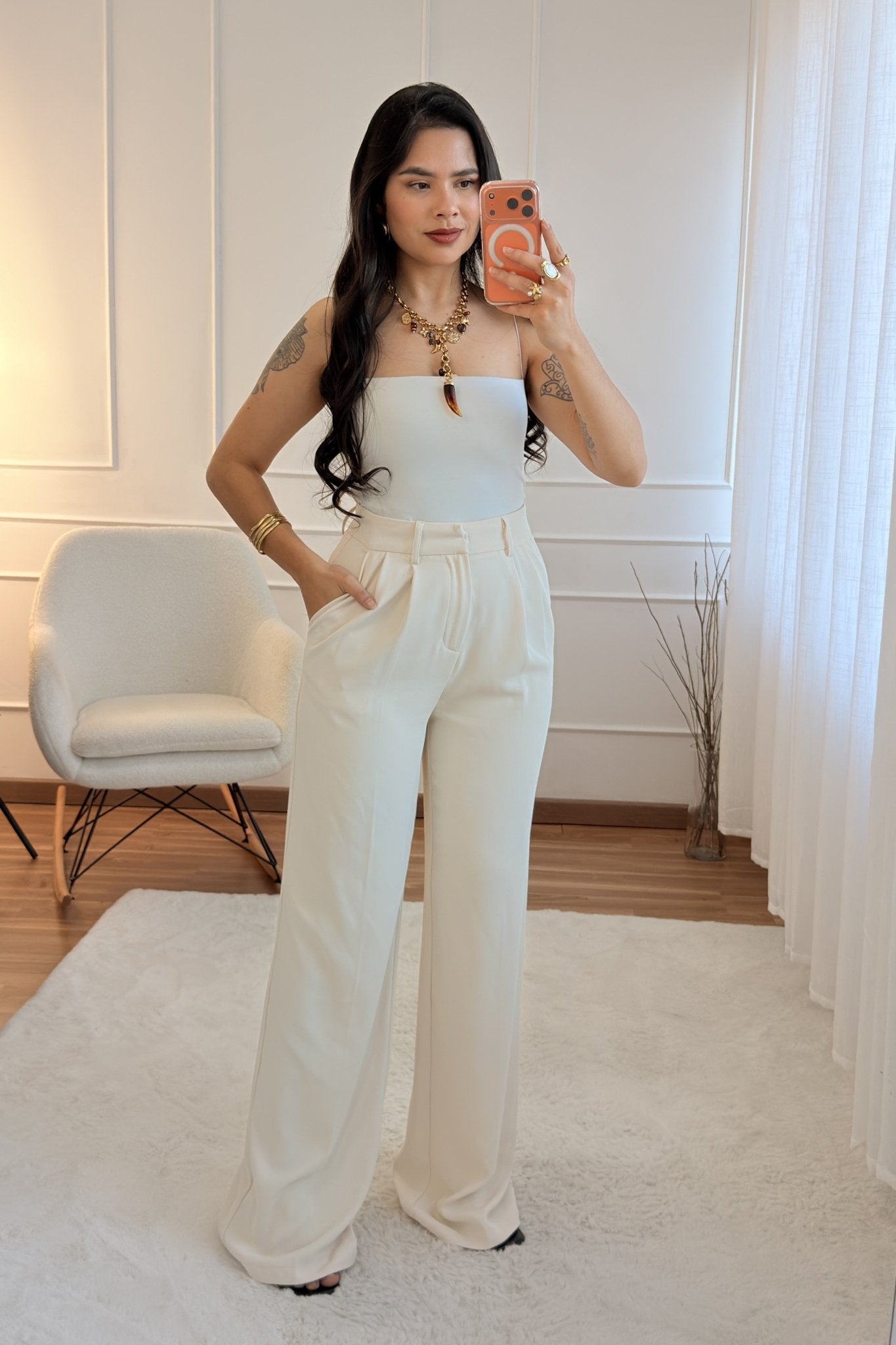 Calça de alfaiataria Drole de copine 23717 - lavishiochicCalçaDrole de copine Paris