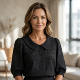 Lili Debrecen - Kényelmes Virágos Blúz